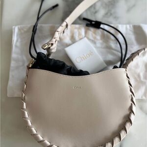 Cream Leather Women's Bag